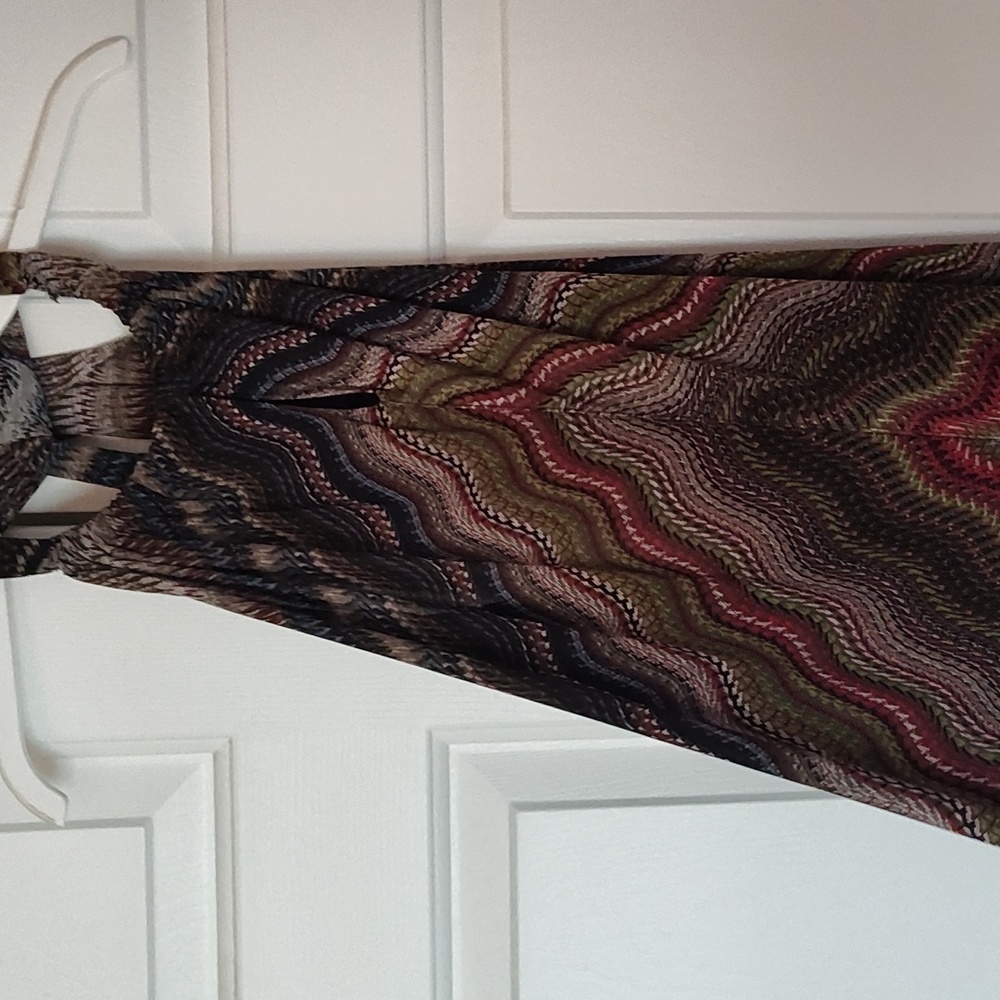 tie neck halter top XL
